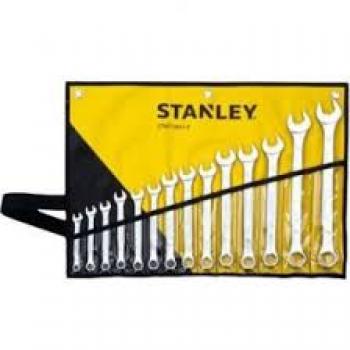 Bộ cờ lê đầu tròng, đầu mở 14 chiếc 8-24mm Stanley STMT73647